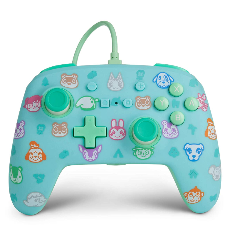 PowerA Enhanced Wired Controller for Nintendo Switch - Animal Crossing